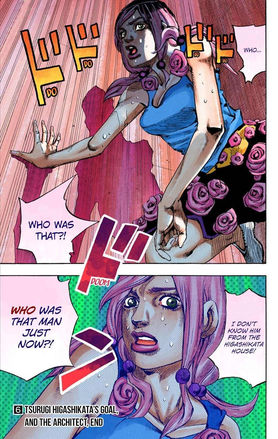 JoJo's Bizarre Adventure Part 8 - JoJolion (Official Colored) Chapter 26 page 38 - Chapter 26: Tsurugi Higashikata's Goal, and the Architect