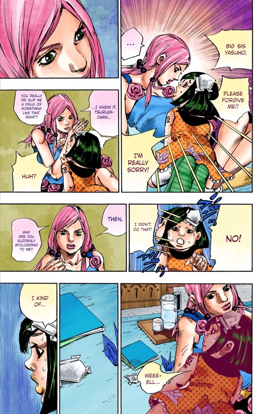 JoJo's Bizarre Adventure Part 8 - JoJolion (Official Colored) Chapter 26 page 6 - Chapter 26: Tsurugi Higashikata's Goal, and the Architect