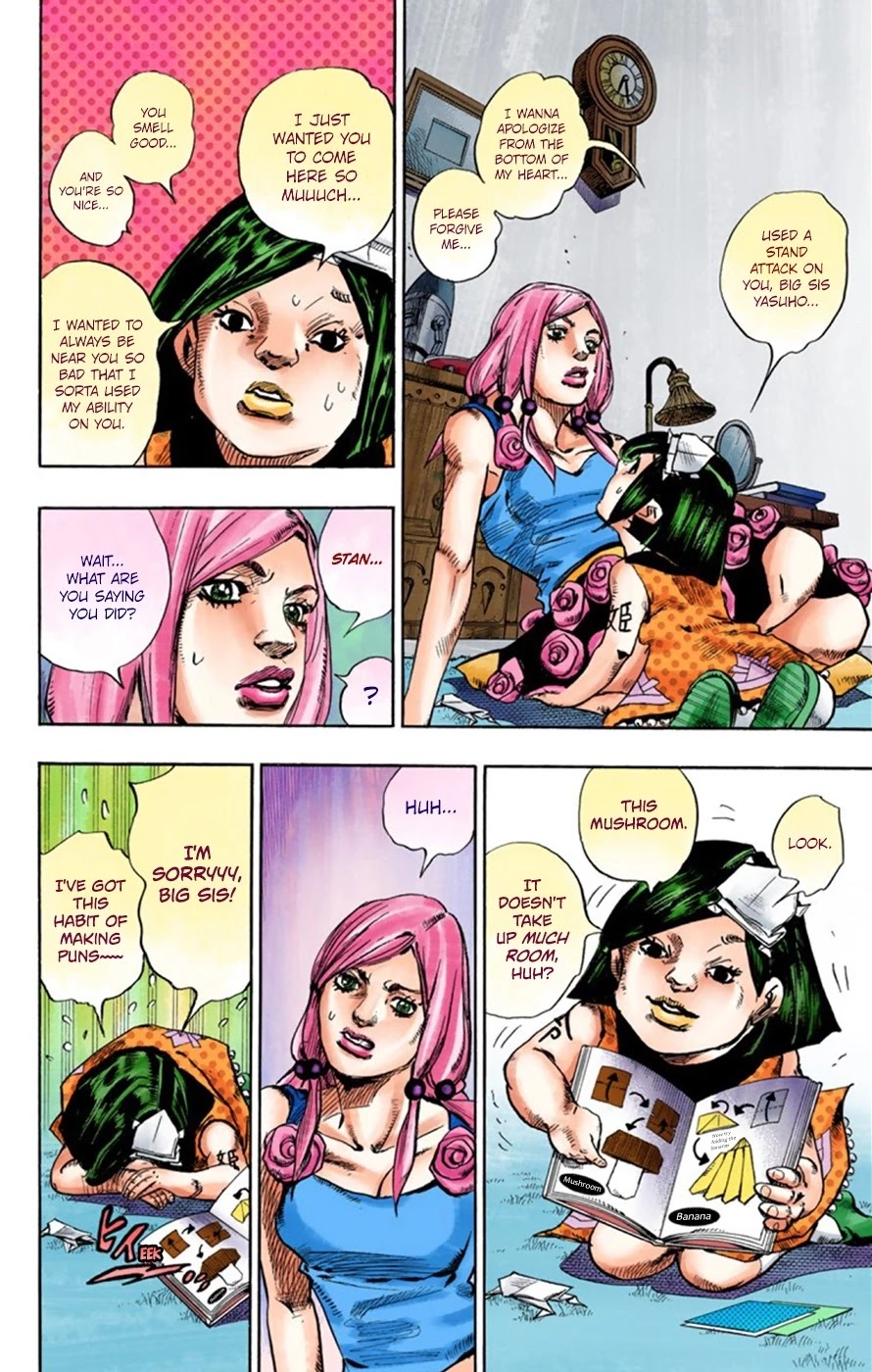 JoJo's Bizarre Adventure Part 8 - JoJolion (Official Colored) Chapter 26 page 7 - Chapter 26: Tsurugi Higashikata's Goal, and the Architect
