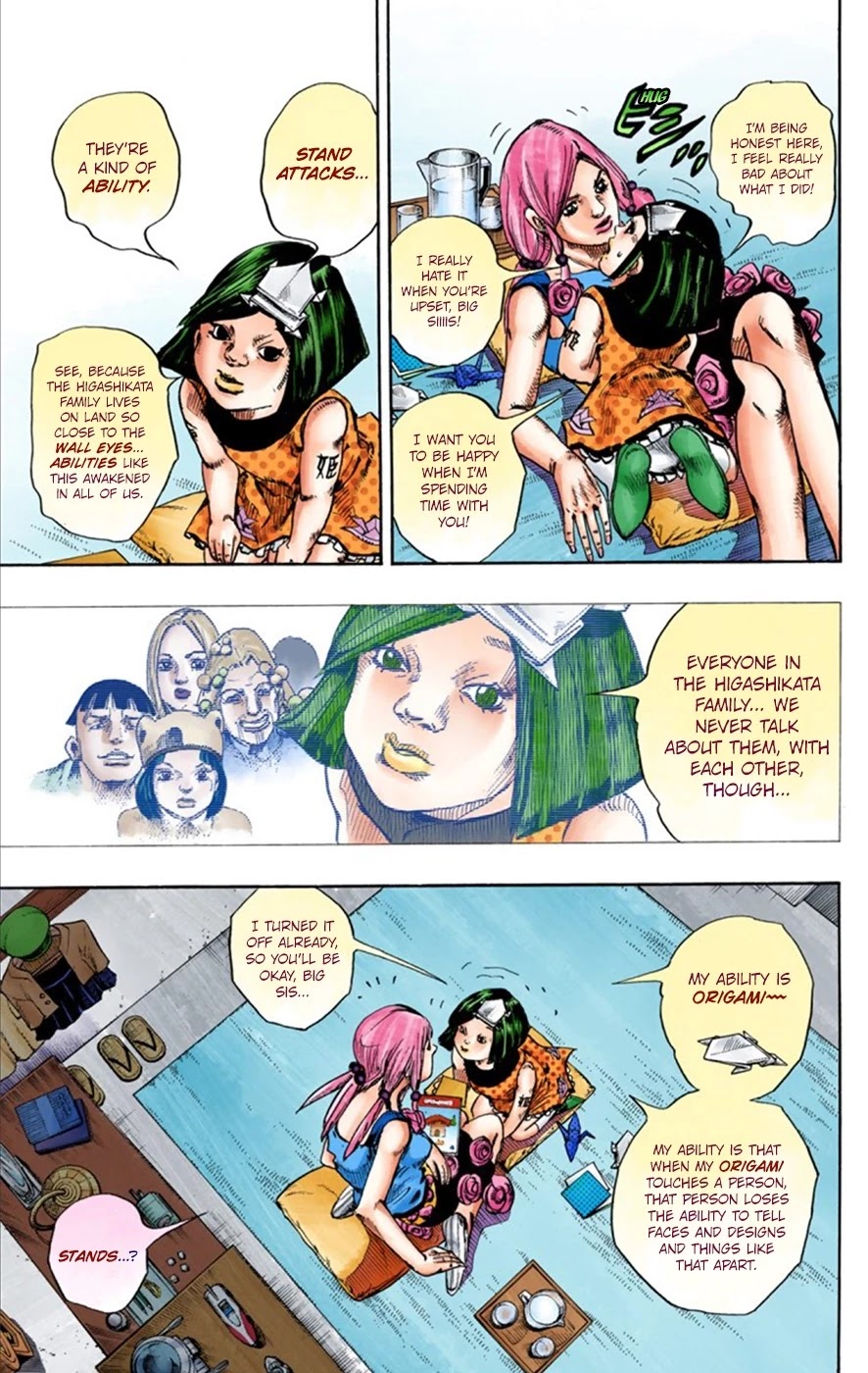 JoJo's Bizarre Adventure Part 8 - JoJolion (Official Colored) Chapter 26 page 8 - Chapter 26: Tsurugi Higashikata's Goal, and the Architect