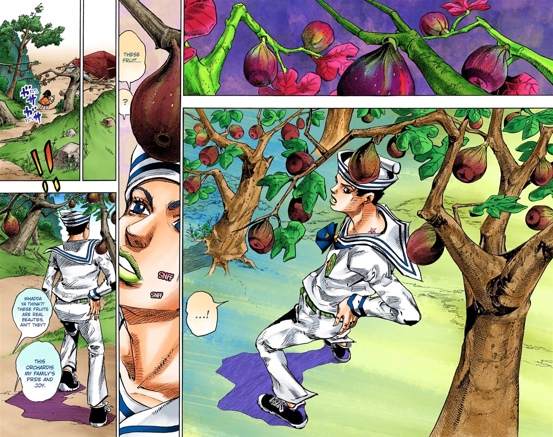 JoJo's Bizarre Adventure Part 8 - JoJolion (Official Colored) Chapter 27 page 20 - Chapter 27: Norisuke Higashikata, Tsurugi Higashikata, and Yotsuyu Yayagiyama Part 1