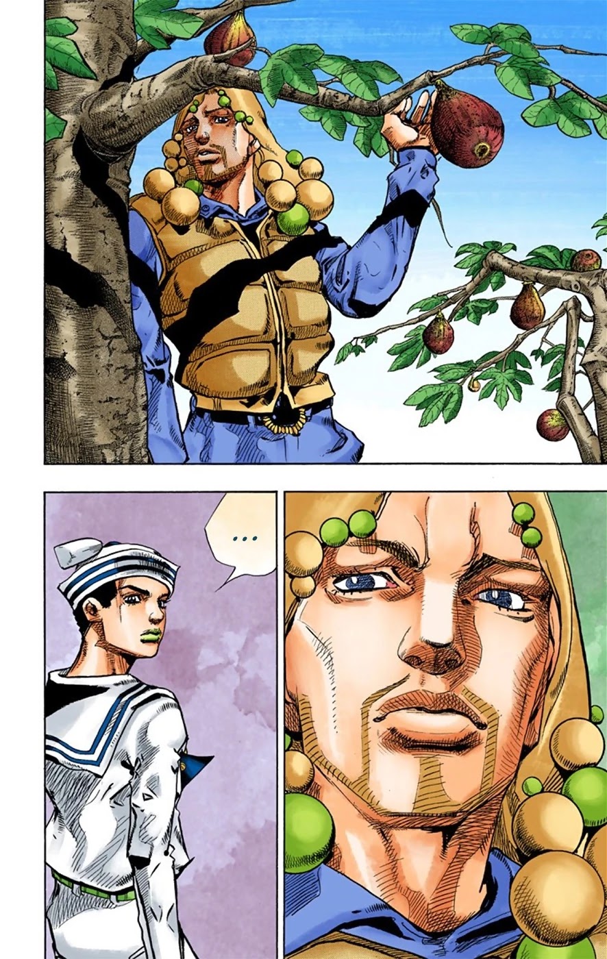 JoJo's Bizarre Adventure Part 8 - JoJolion (Official Colored) Chapter 27 page 21 - Chapter 27: Norisuke Higashikata, Tsurugi Higashikata, and Yotsuyu Yayagiyama Part 1