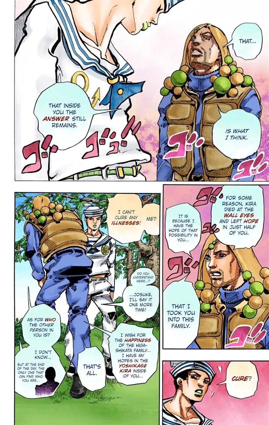 JoJo's Bizarre Adventure Part 8 - JoJolion (Official Colored) Chapter 27 page 29 - Chapter 27: Norisuke Higashikata, Tsurugi Higashikata, and Yotsuyu Yayagiyama Part 1