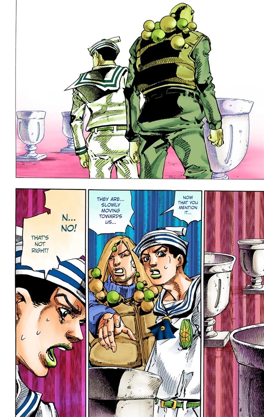 JoJo's Bizarre Adventure Part 8 - JoJolion (Official Colored) Chapter 27 page 44 - Chapter 27: Norisuke Higashikata, Tsurugi Higashikata, and Yotsuyu Yayagiyama Part 1