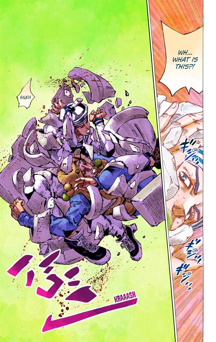 JoJo's Bizarre Adventure Part 8 - JoJolion (Official Colored) Chapter 27 page 47 - Chapter 27: Norisuke Higashikata, Tsurugi Higashikata, and Yotsuyu Yayagiyama Part 1