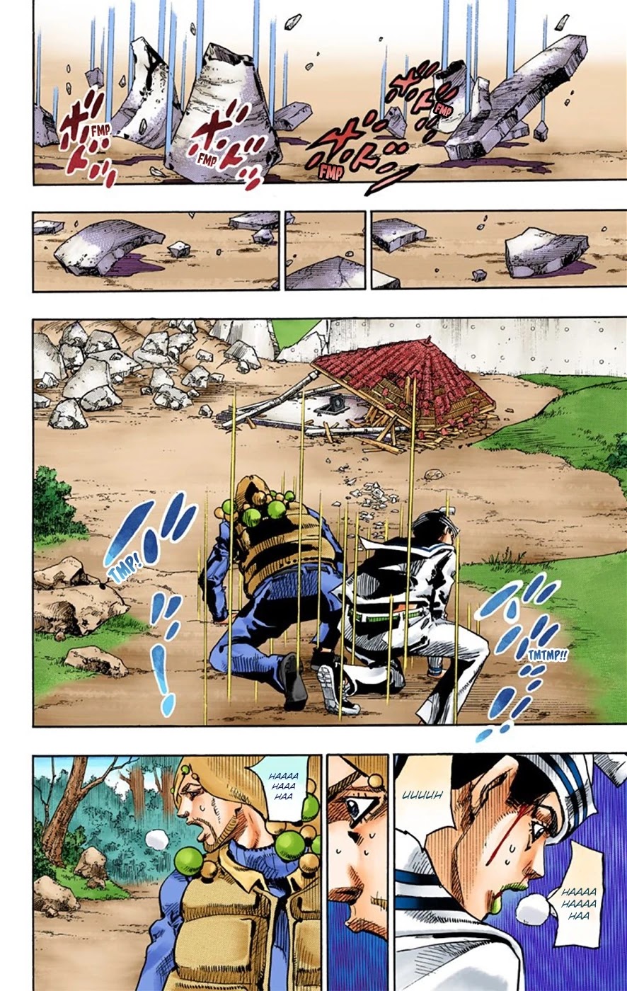 JoJo's Bizarre Adventure Part 8 - JoJolion (Official Colored) Chapter 28 page 12 - Chapter 28: Norisuke Higashikata, Tsurugi Higashikata, and Yotsuyu Yayagiyama Part 2