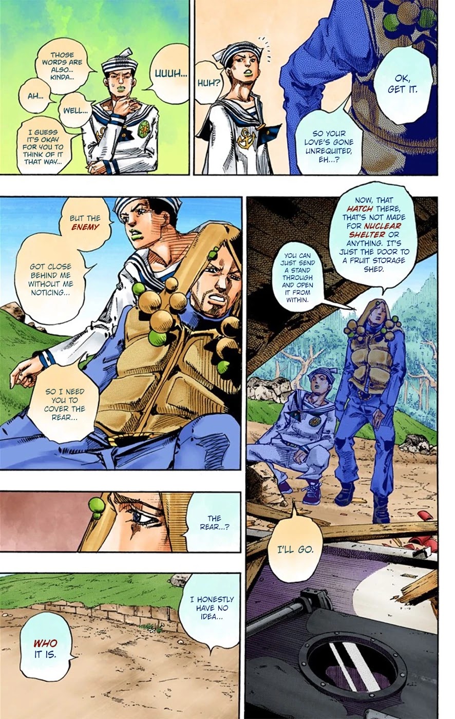 JoJo's Bizarre Adventure Part 8 - JoJolion (Official Colored) Chapter 28 page 19 - Chapter 28: Norisuke Higashikata, Tsurugi Higashikata, and Yotsuyu Yayagiyama Part 2