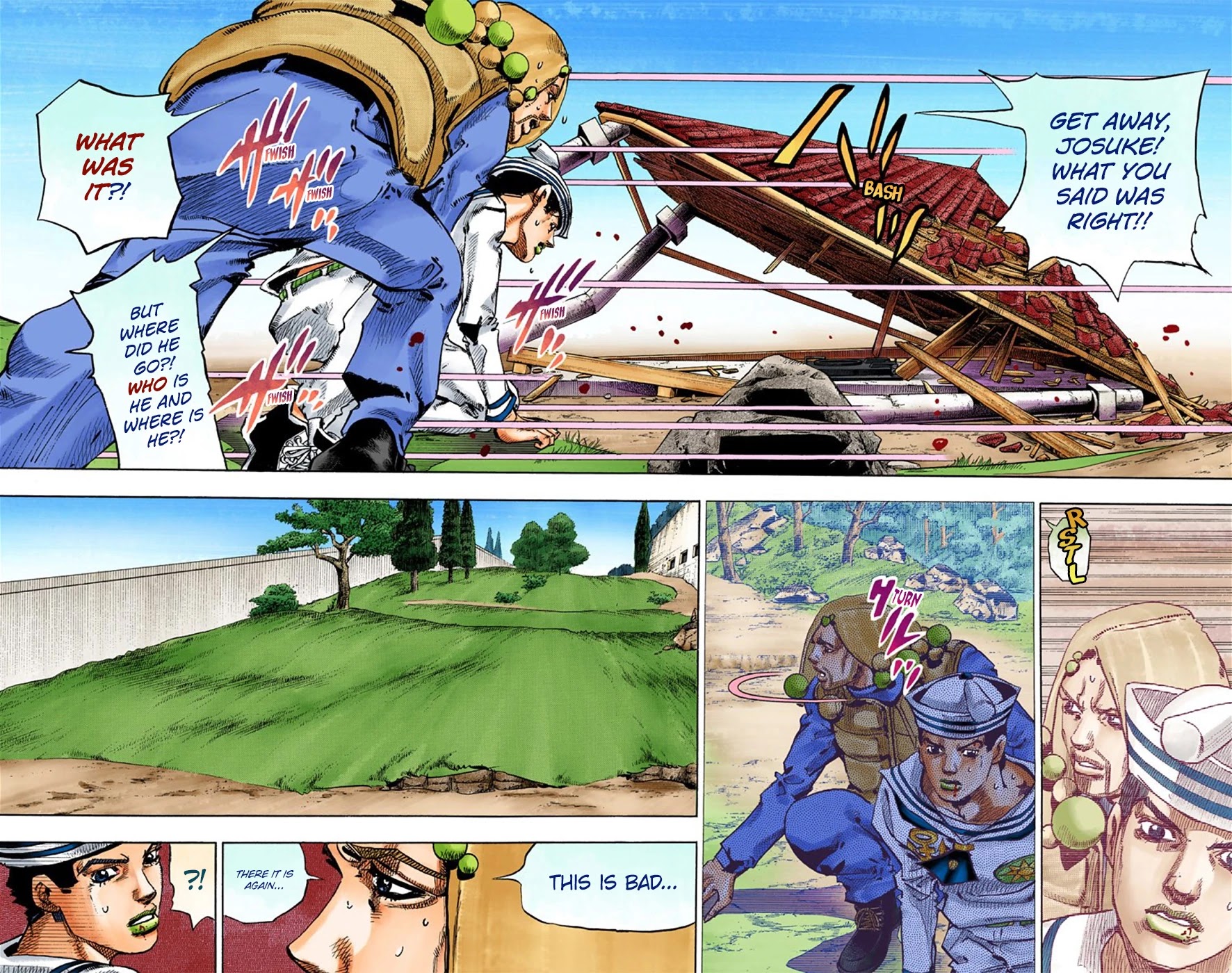 JoJo's Bizarre Adventure Part 8 - JoJolion (Official Colored) Chapter 28 page 24 - Chapter 28: Norisuke Higashikata, Tsurugi Higashikata, and Yotsuyu Yayagiyama Part 2
