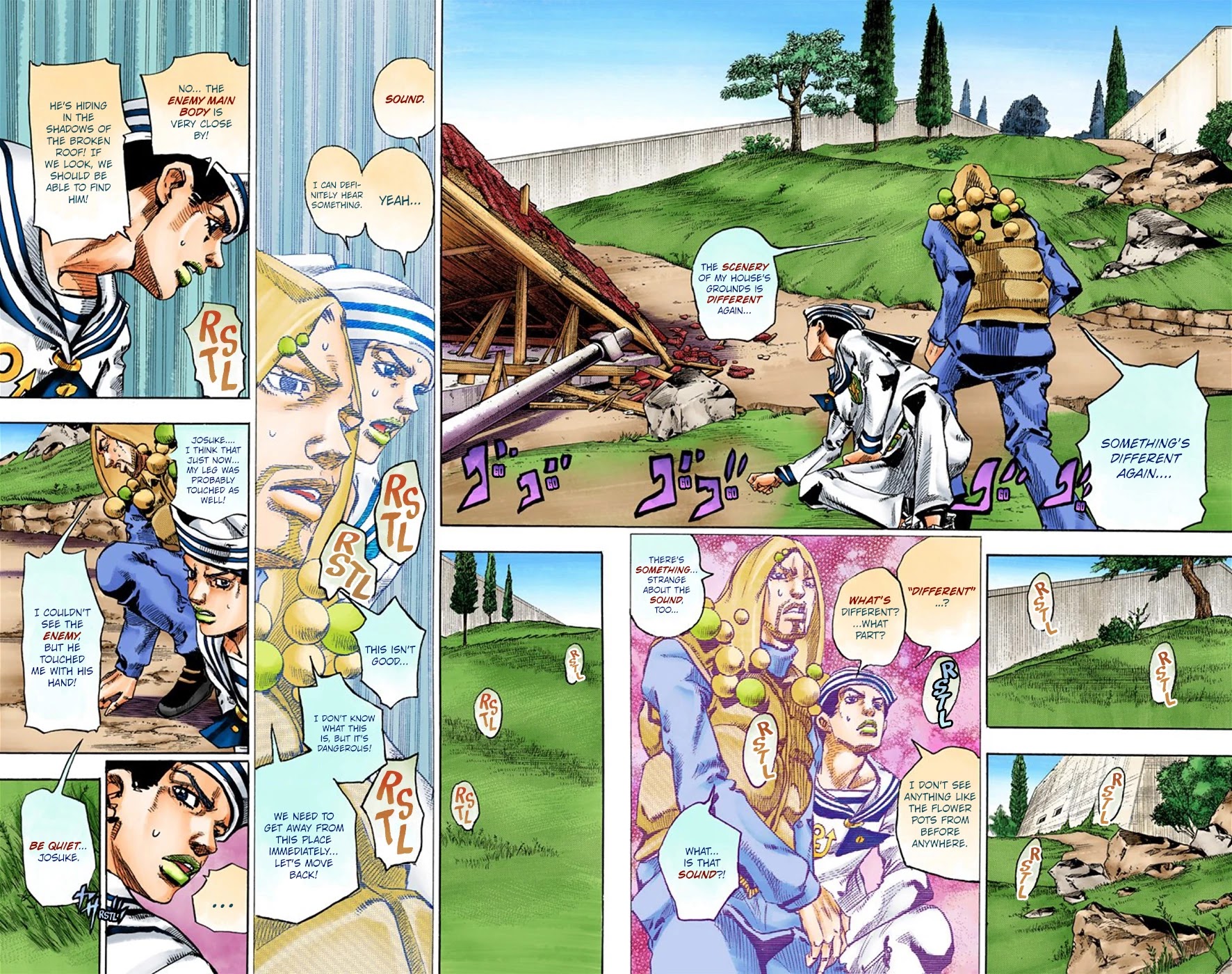 JoJo's Bizarre Adventure Part 8 - JoJolion (Official Colored) Chapter 28 page 25 - Chapter 28: Norisuke Higashikata, Tsurugi Higashikata, and Yotsuyu Yayagiyama Part 2
