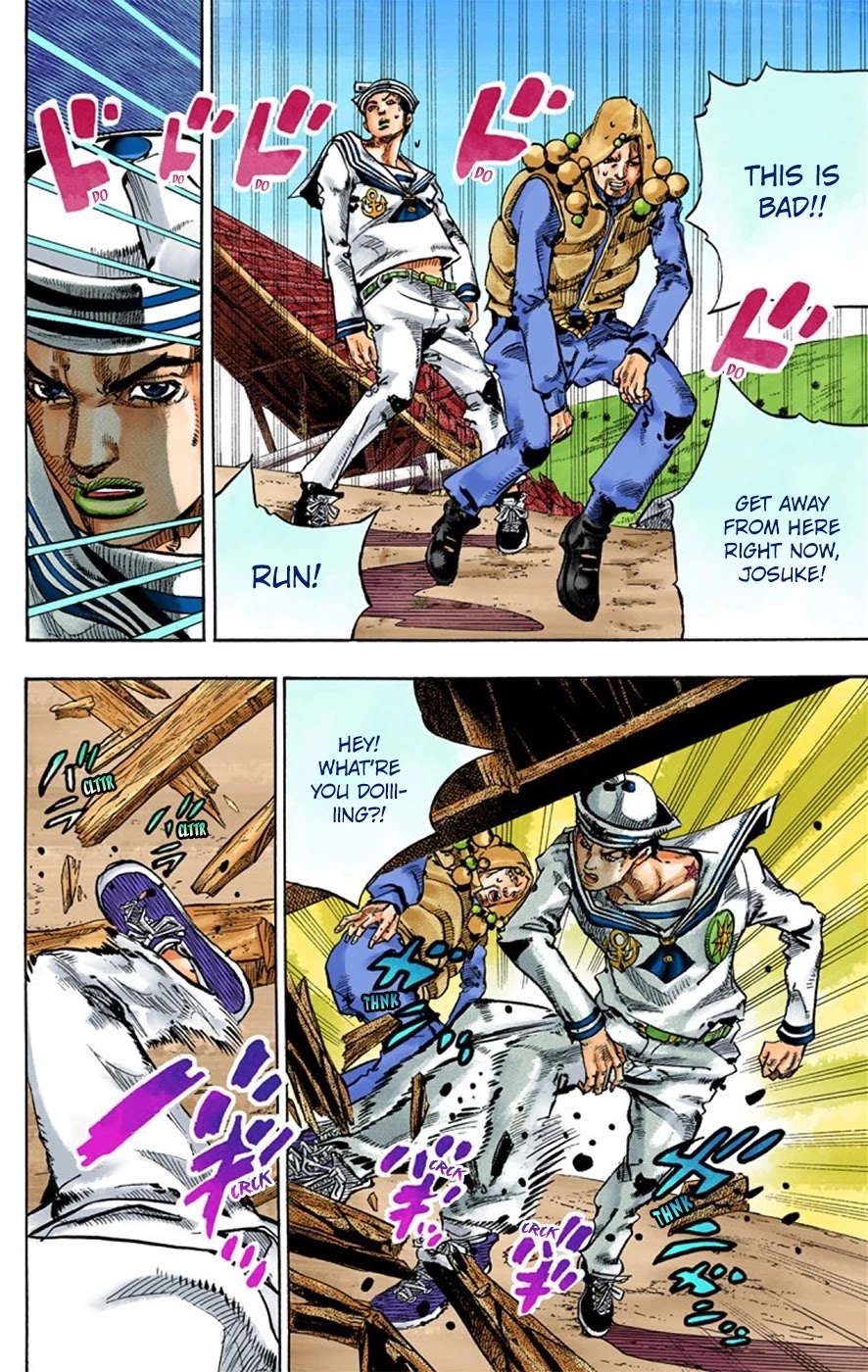 JoJo's Bizarre Adventure Part 8 - JoJolion (Official Colored) Chapter 28 page 31 - Chapter 28: Norisuke Higashikata, Tsurugi Higashikata, and Yotsuyu Yayagiyama Part 2