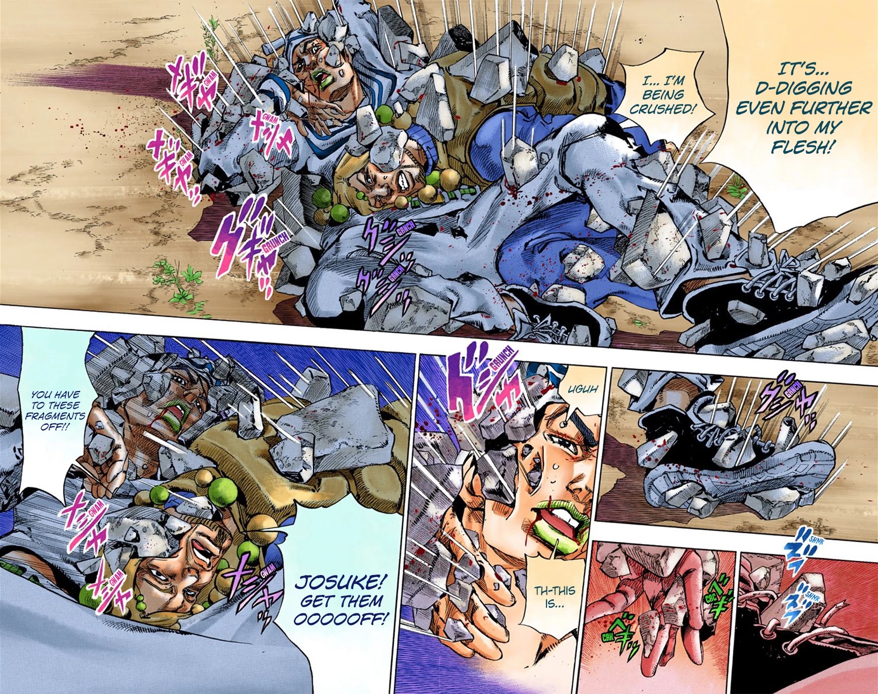 JoJo's Bizarre Adventure Part 8 - JoJolion (Official Colored) Chapter 28 page 4 - Chapter 28: Norisuke Higashikata, Tsurugi Higashikata, and Yotsuyu Yayagiyama Part 2