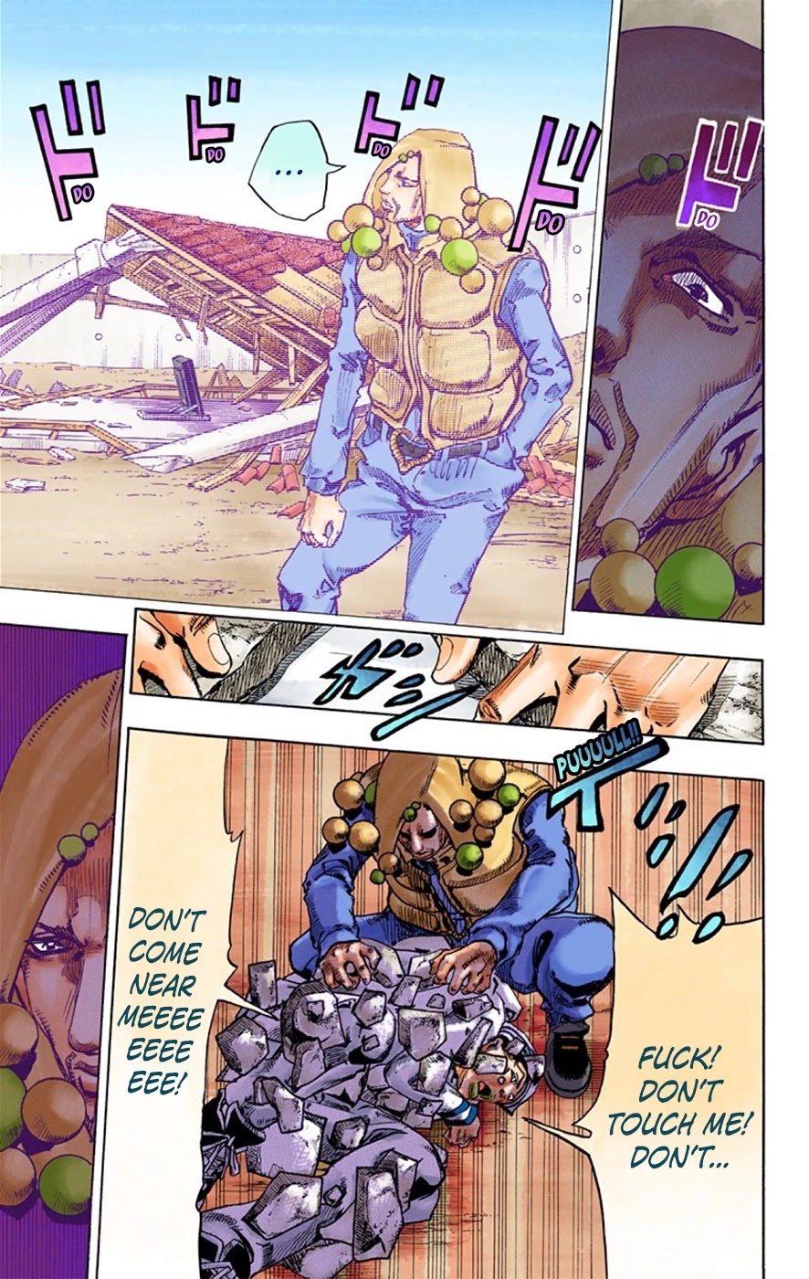 JoJo's Bizarre Adventure Part 8 - JoJolion (Official Colored) Chapter 28 page 8 - Chapter 28: Norisuke Higashikata, Tsurugi Higashikata, and Yotsuyu Yayagiyama Part 2