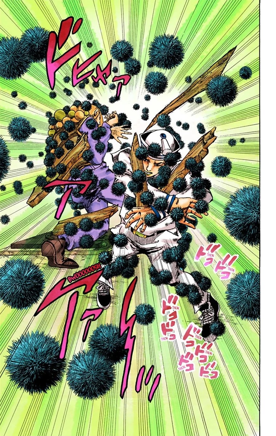 JoJo's Bizarre Adventure Part 8 - JoJolion (Official Colored) Chapter 29 page 13 - Chapter 29: Norisuke Higashikata, Tsurugi Higashikata, and Yotsuyu Yayagiyama Part 3