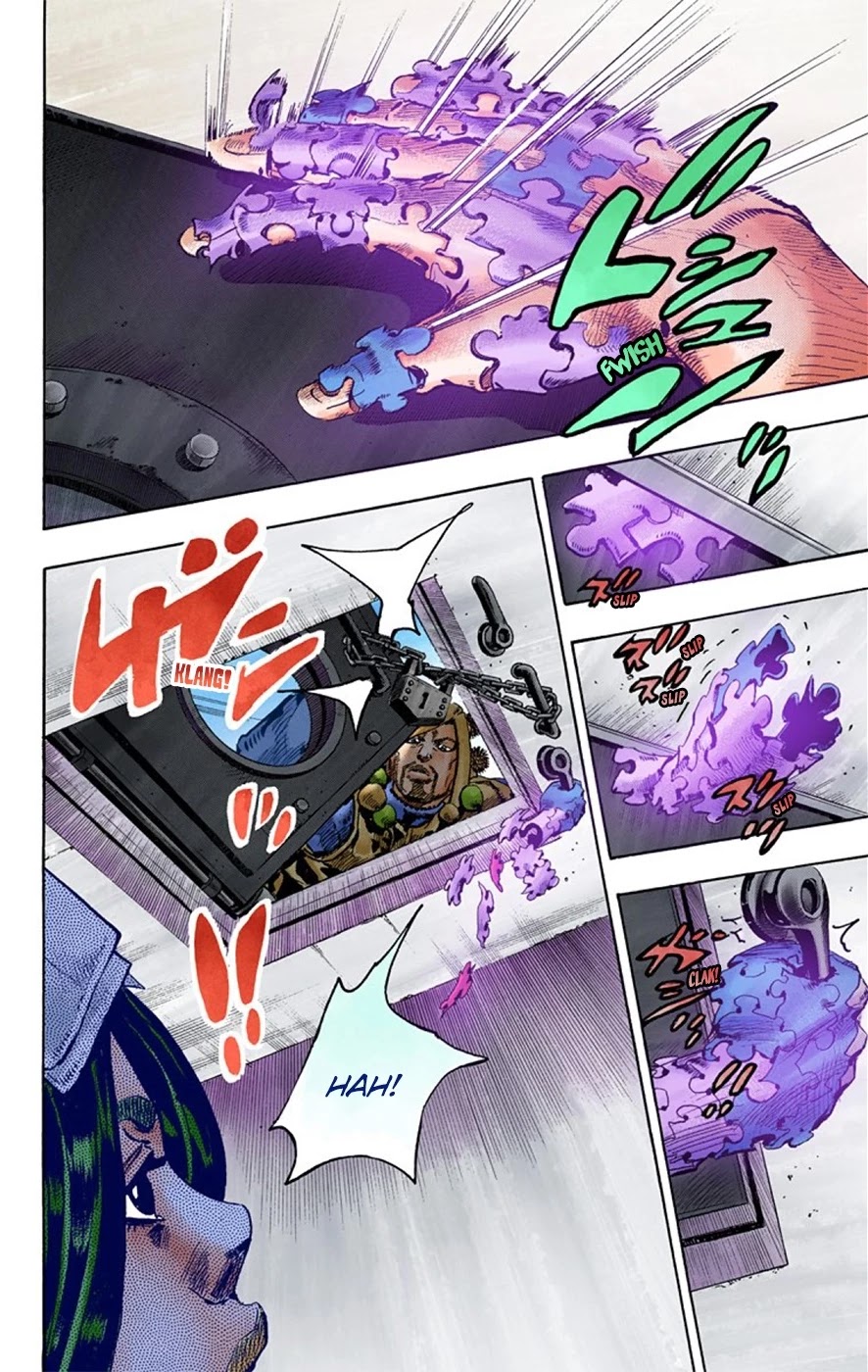 JoJo's Bizarre Adventure Part 8 - JoJolion (Official Colored) Chapter 29 page 14 - Chapter 29: Norisuke Higashikata, Tsurugi Higashikata, and Yotsuyu Yayagiyama Part 3