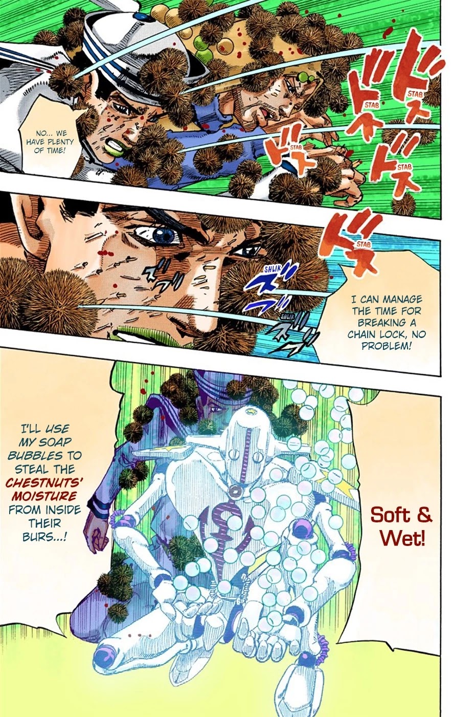 JoJo's Bizarre Adventure Part 8 - JoJolion (Official Colored) Chapter 29 page 18 - Chapter 29: Norisuke Higashikata, Tsurugi Higashikata, and Yotsuyu Yayagiyama Part 3