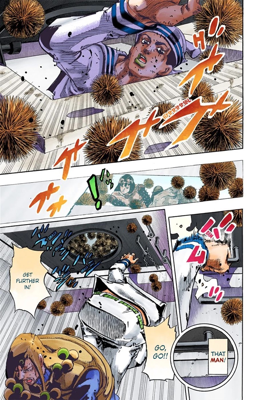 JoJo's Bizarre Adventure Part 8 - JoJolion (Official Colored) Chapter 29 page 21 - Chapter 29: Norisuke Higashikata, Tsurugi Higashikata, and Yotsuyu Yayagiyama Part 3