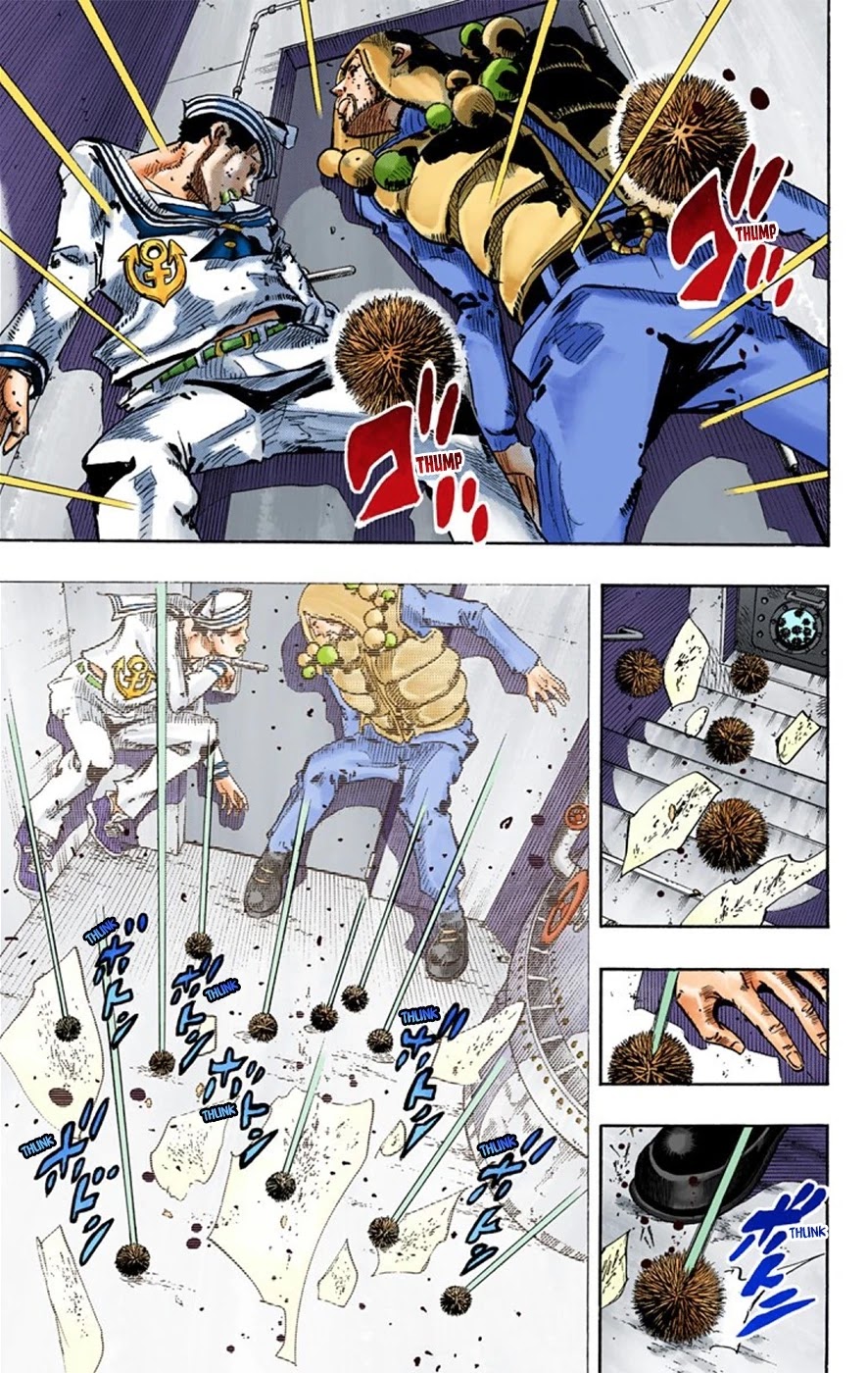 JoJo's Bizarre Adventure Part 8 - JoJolion (Official Colored) Chapter 29 page 23 - Chapter 29: Norisuke Higashikata, Tsurugi Higashikata, and Yotsuyu Yayagiyama Part 3