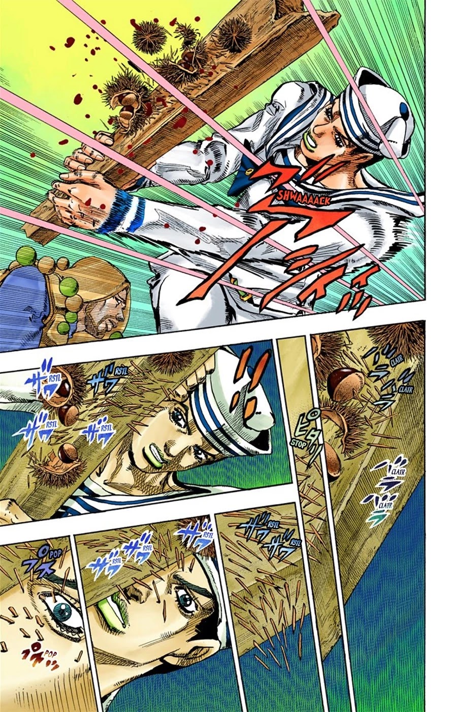 JoJo's Bizarre Adventure Part 8 - JoJolion (Official Colored) Chapter 29 page 9 - Chapter 29: Norisuke Higashikata, Tsurugi Higashikata, and Yotsuyu Yayagiyama Part 3