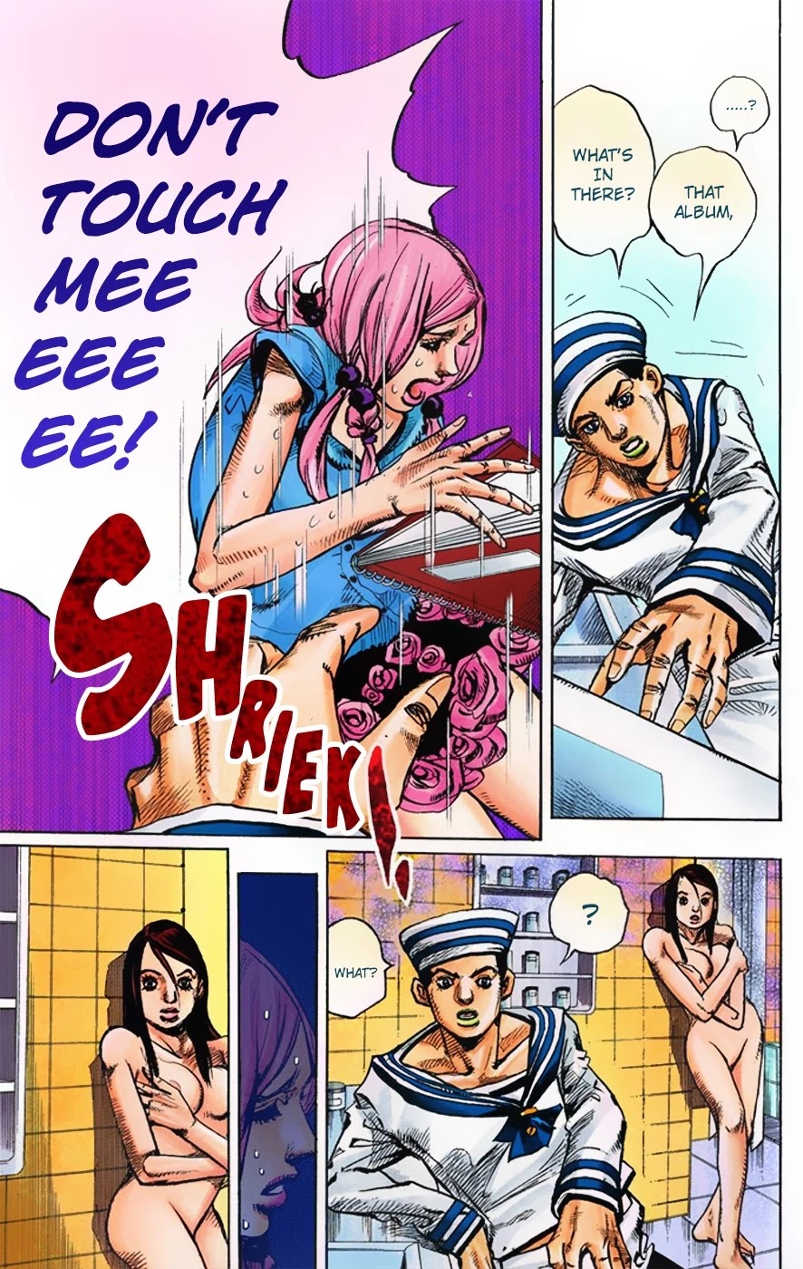 JoJo's Bizarre Adventure Part 8 - JoJolion (Official Colored) Chapter 3 page 21 - Chapter 3: Soft & Wet Part 2