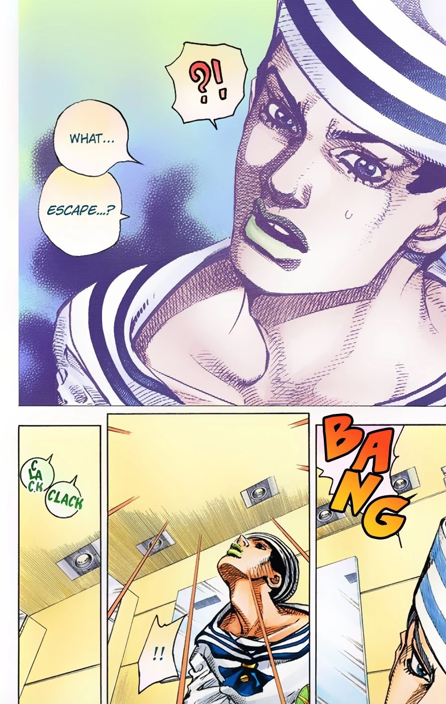 JoJo's Bizarre Adventure Part 8 - JoJolion (Official Colored) Chapter 3 page 28 - Chapter 3: Soft & Wet Part 2