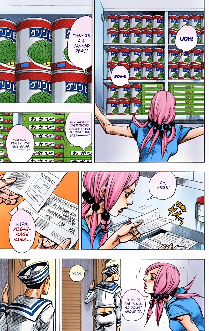 JoJo's Bizarre Adventure Part 8 - JoJolion (Official Colored) Chapter 3 page 7 - Chapter 3: Soft & Wet Part 2
