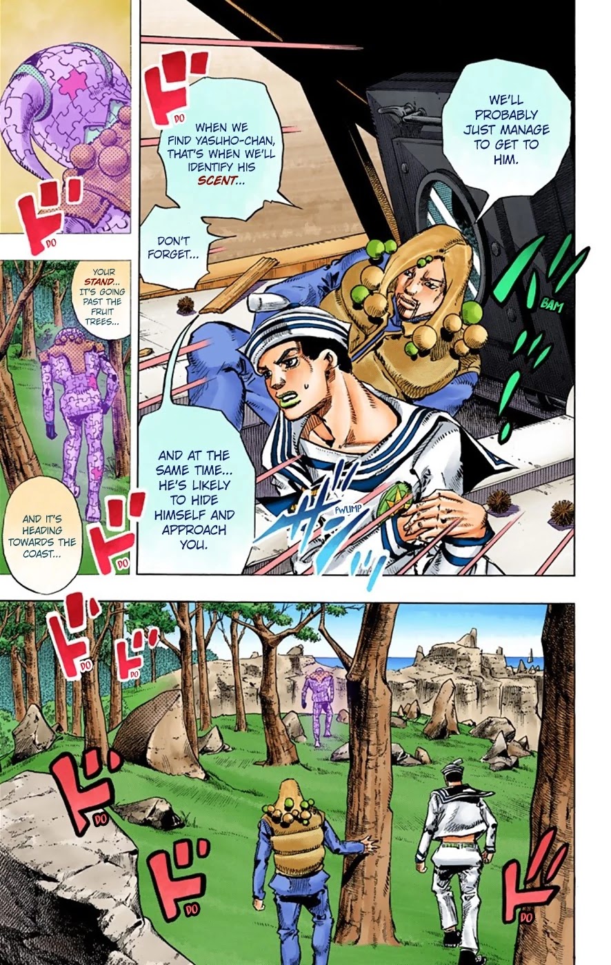 JoJo's Bizarre Adventure Part 8 - JoJolion (Official Colored) Chapter 30 page 27 - Chapter 30: King Nothing