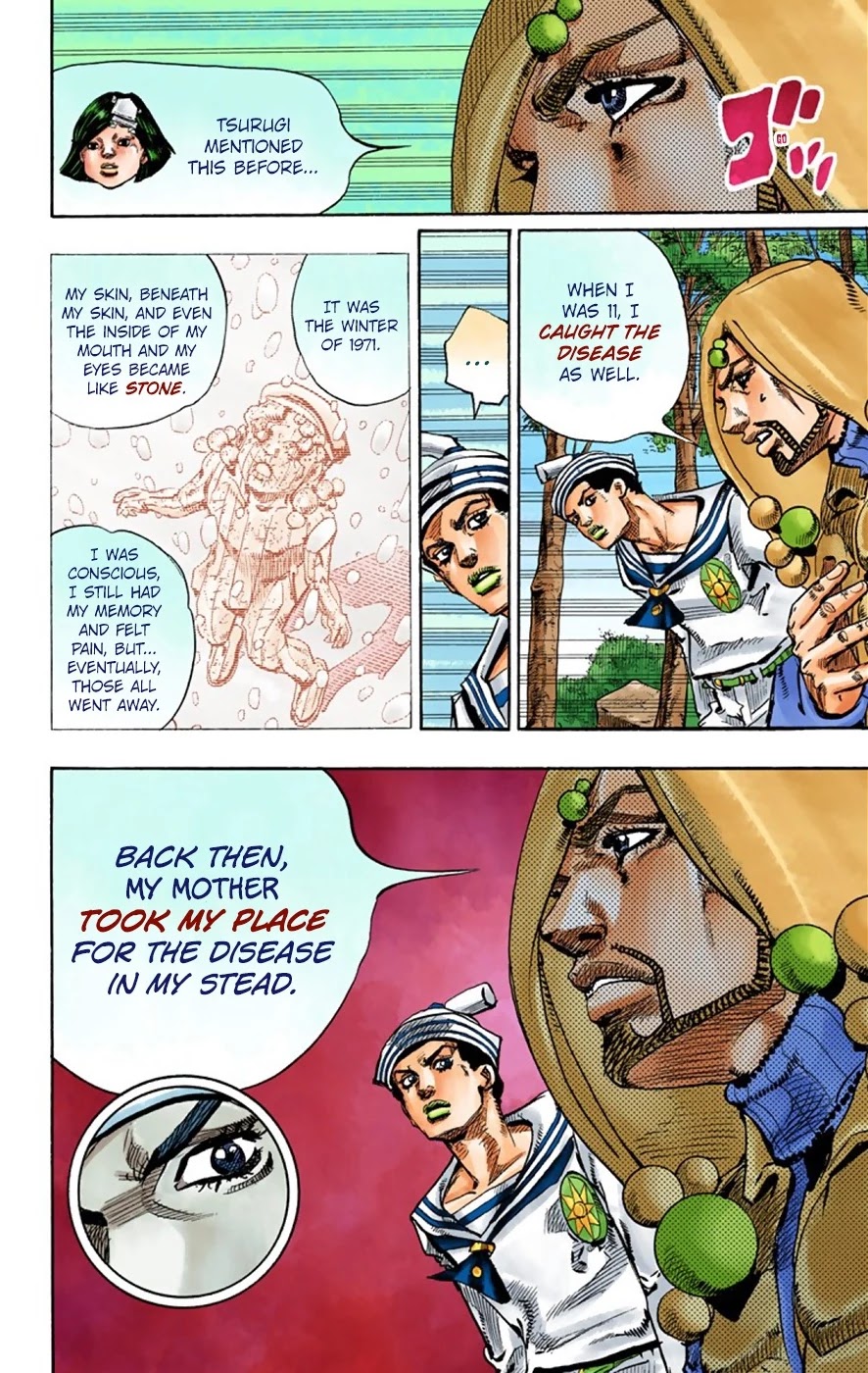 JoJo's Bizarre Adventure Part 8 - JoJolion (Official Colored) Chapter 30 page 28 - Chapter 30: King Nothing
