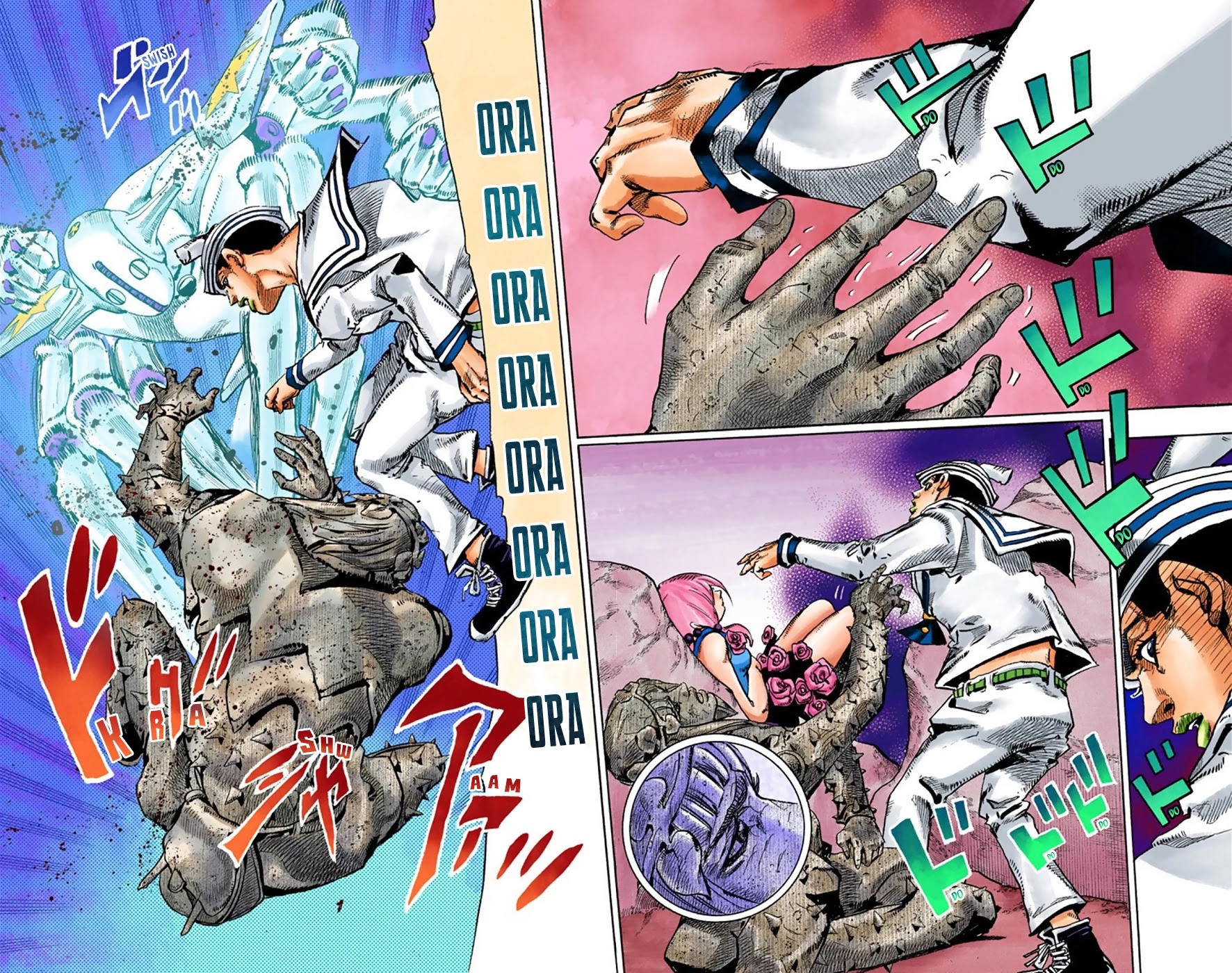 JoJo's Bizarre Adventure Part 8 - JoJolion (Official Colored) Chapter 30 page 36 - Chapter 30: King Nothing