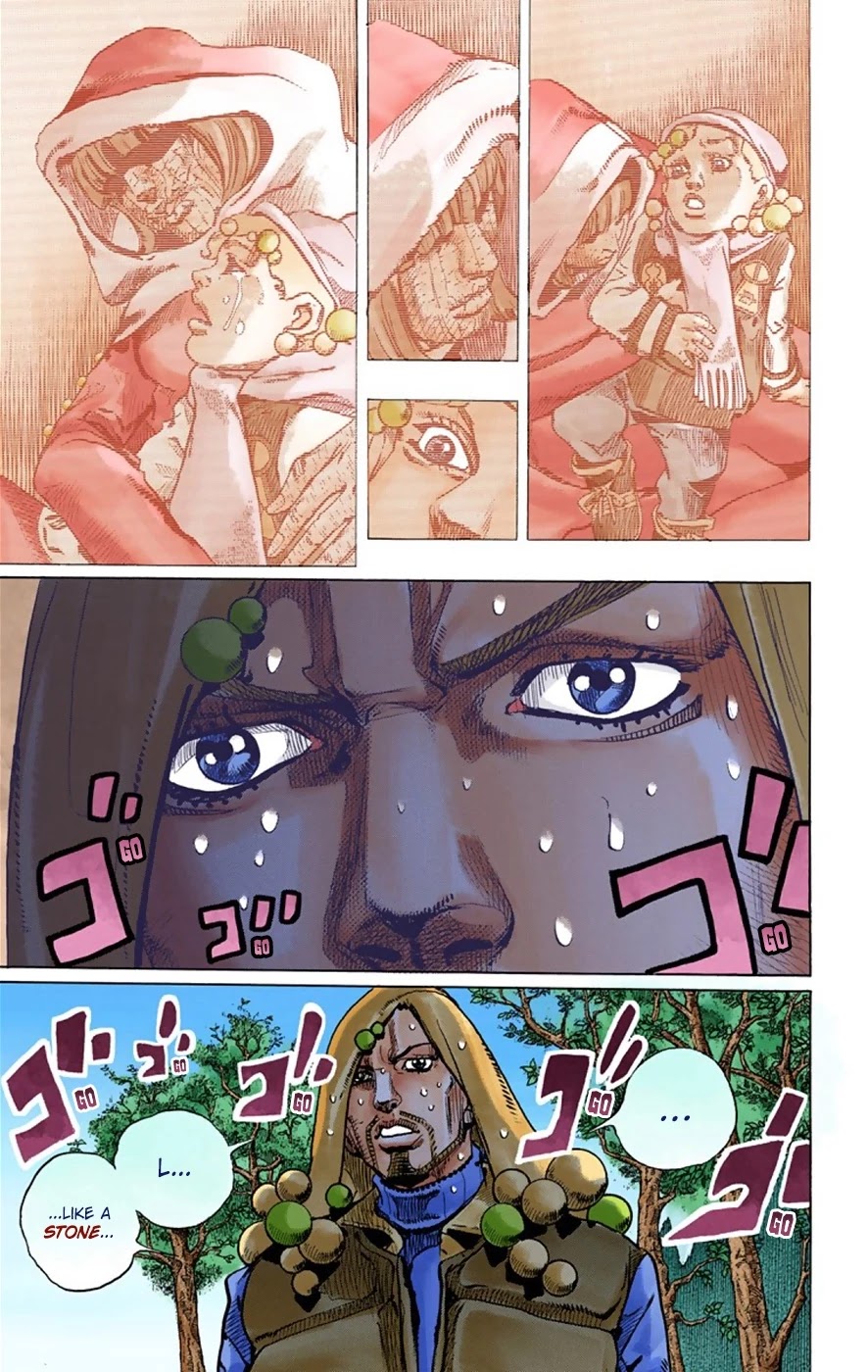 JoJo's Bizarre Adventure Part 8 - JoJolion (Official Colored) Chapter 31 page 10 - Chapter 31: "I am a Rock" Part 1