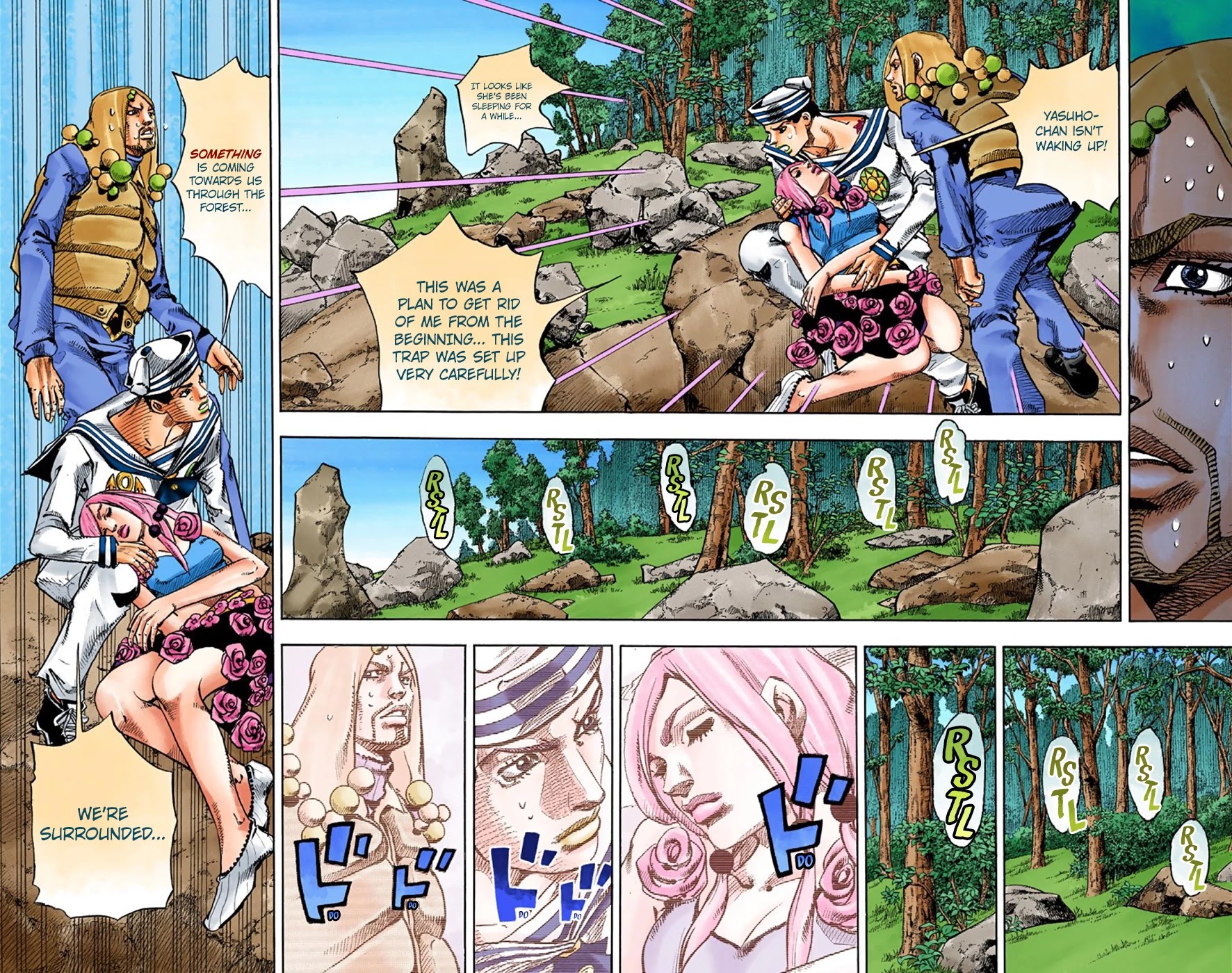 JoJo's Bizarre Adventure Part 8 - JoJolion (Official Colored) Chapter 31 page 12 - Chapter 31: "I am a Rock" Part 1