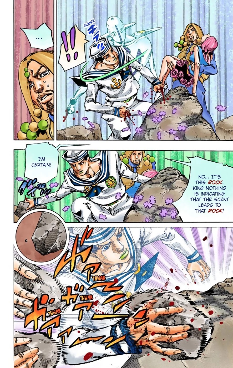 JoJo's Bizarre Adventure Part 8 - JoJolion (Official Colored) Chapter 31 page 18 - Chapter 31: "I am a Rock" Part 1