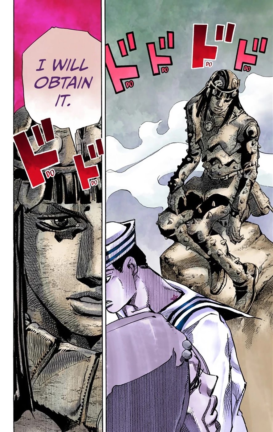 JoJo's Bizarre Adventure Part 8 - JoJolion (Official Colored) Chapter 31 page 29 - Chapter 31: "I am a Rock" Part 1