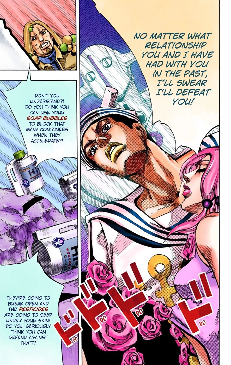JoJo's Bizarre Adventure Part 8 - JoJolion (Official Colored) Chapter 31 page 35 - Chapter 31: "I am a Rock" Part 1