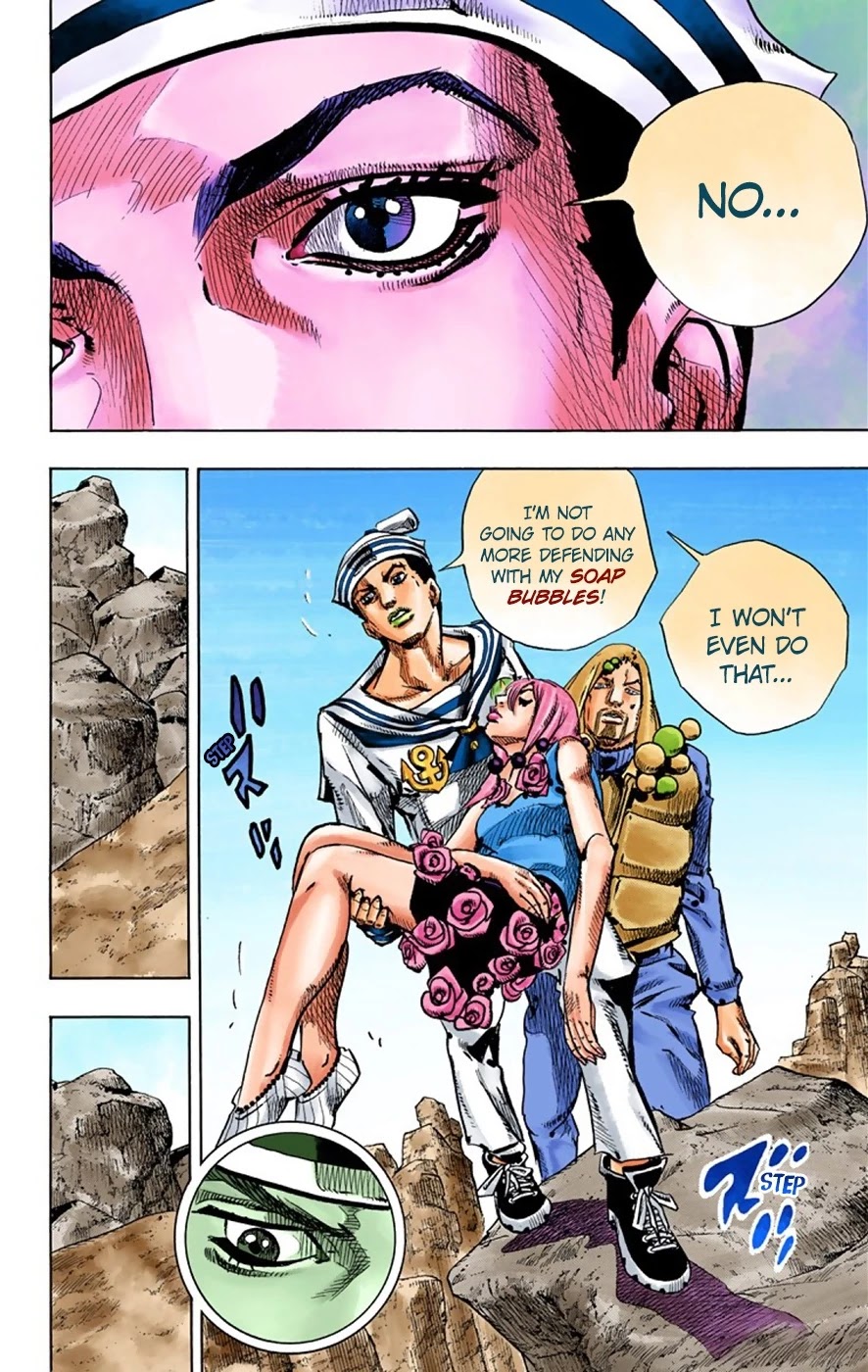 JoJo's Bizarre Adventure Part 8 - JoJolion (Official Colored) Chapter 31 page 36 - Chapter 31: "I am a Rock" Part 1
