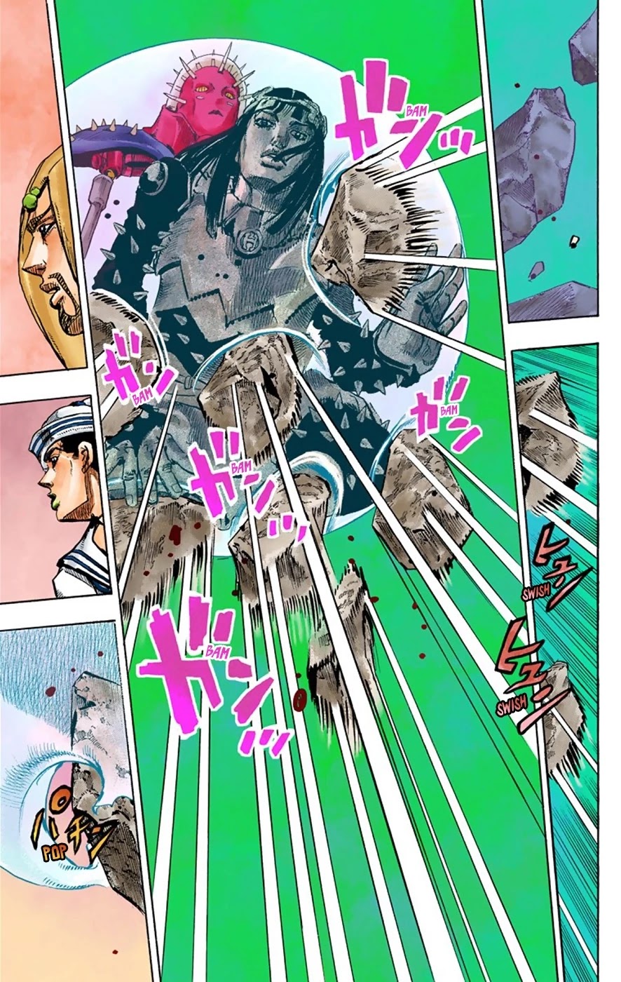 JoJo's Bizarre Adventure Part 8 - JoJolion (Official Colored) Chapter 31 page 42 - Chapter 31: "I am a Rock" Part 1