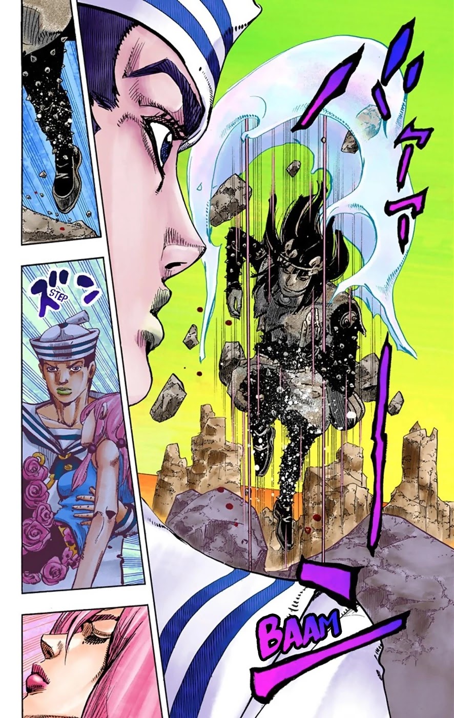 JoJo's Bizarre Adventure Part 8 - JoJolion (Official Colored) Chapter 31 page 43 - Chapter 31: "I am a Rock" Part 1