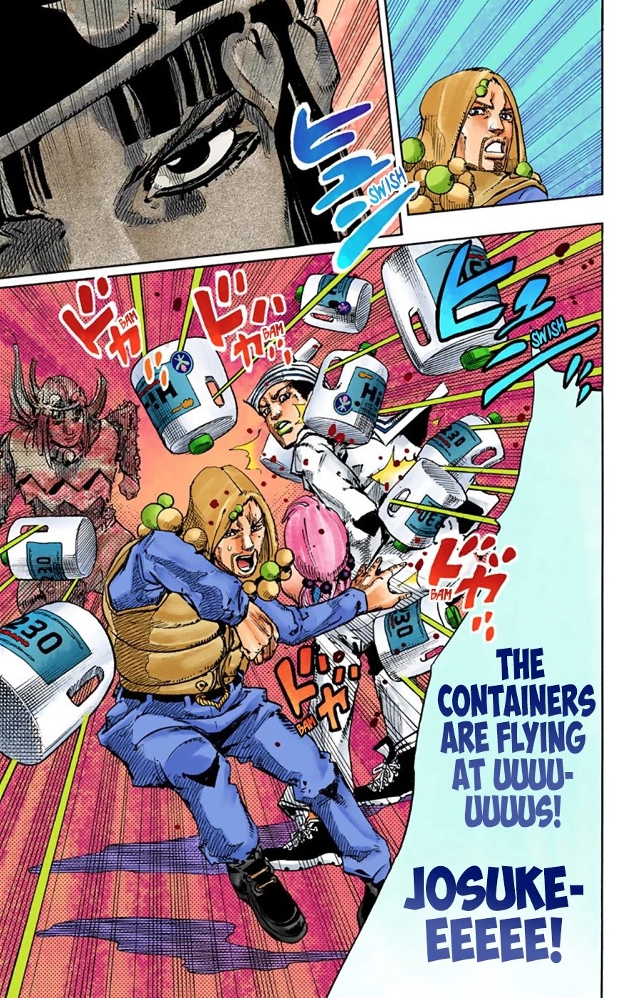 JoJo's Bizarre Adventure Part 8 - JoJolion (Official Colored) Chapter 31 page 44 - Chapter 31: "I am a Rock" Part 1