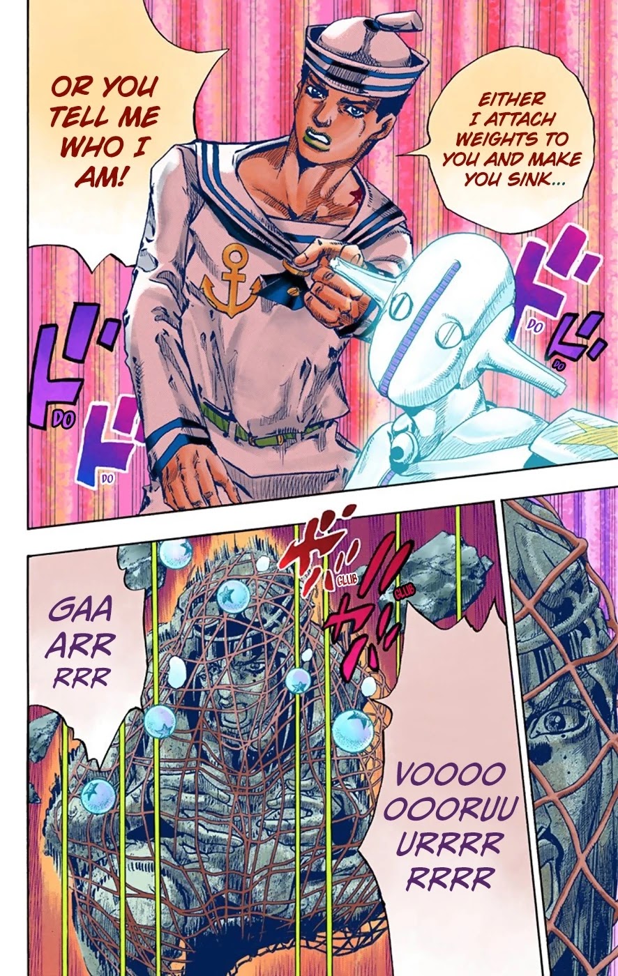 JoJo's Bizarre Adventure Part 8 - JoJolion (Official Colored) Chapter 32 page 19 - Chapter 32: "I am a Rock" Part 2