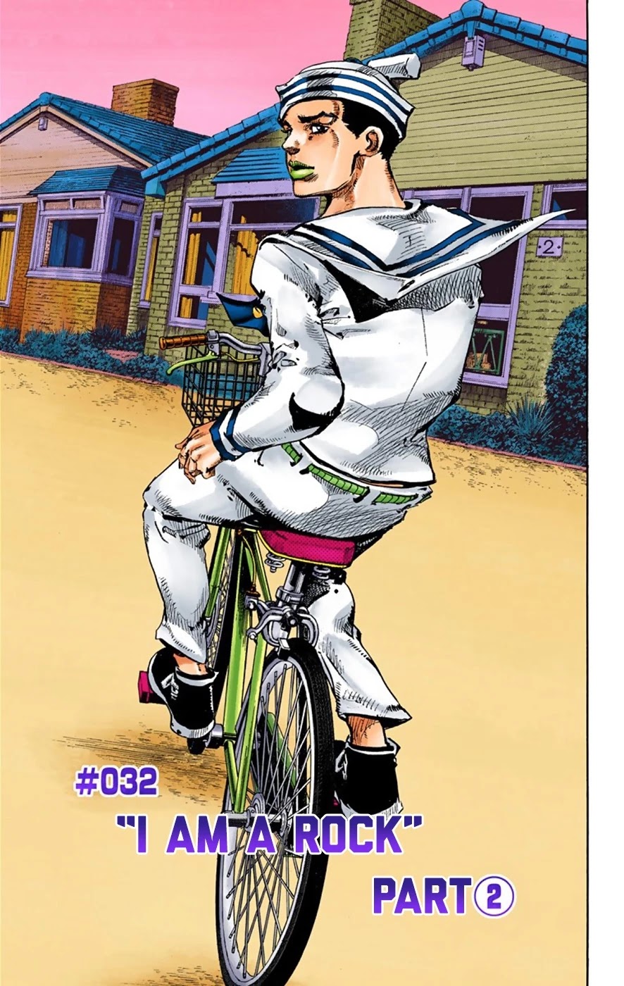 JoJo's Bizarre Adventure Part 8 - JoJolion (Official Colored) Chapter 32 page 2 - Chapter 32: "I am a Rock" Part 2