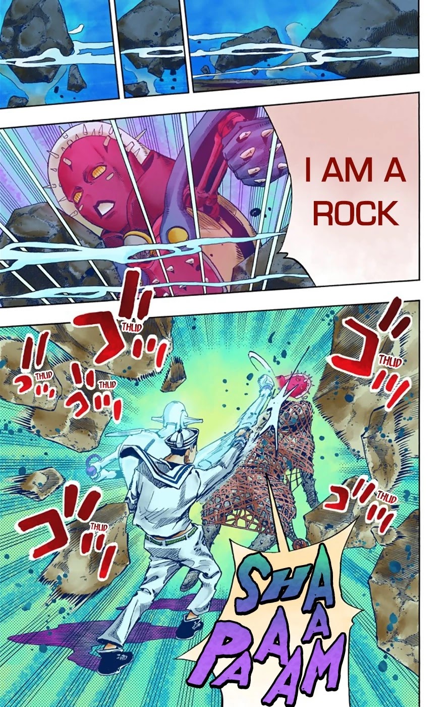 JoJo's Bizarre Adventure Part 8 - JoJolion (Official Colored) Chapter 32 page 20 - Chapter 32: "I am a Rock" Part 2