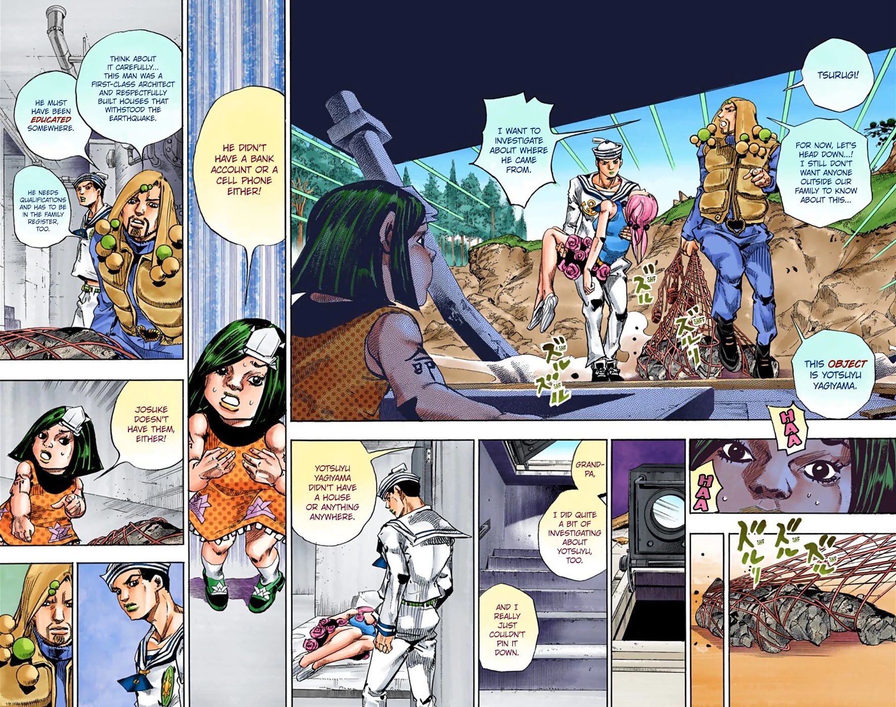JoJo's Bizarre Adventure Part 8 - JoJolion (Official Colored) Chapter 32 page 31 - Chapter 32: "I am a Rock" Part 2