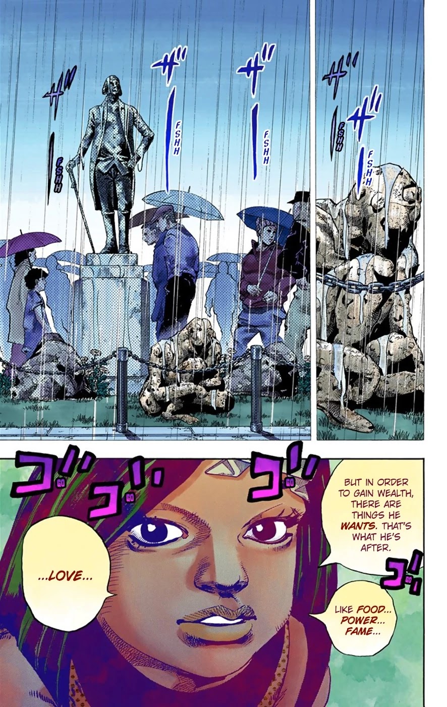 JoJo's Bizarre Adventure Part 8 - JoJolion (Official Colored) Chapter 32 page 33 - Chapter 32: "I am a Rock" Part 2