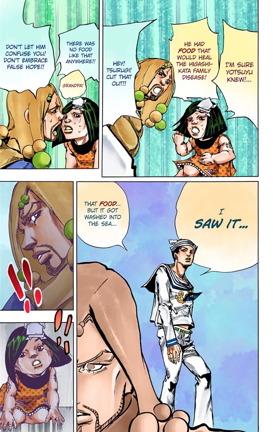 JoJo's Bizarre Adventure Part 8 - JoJolion (Official Colored) Chapter 32 page 39 - Chapter 32: "I am a Rock" Part 2