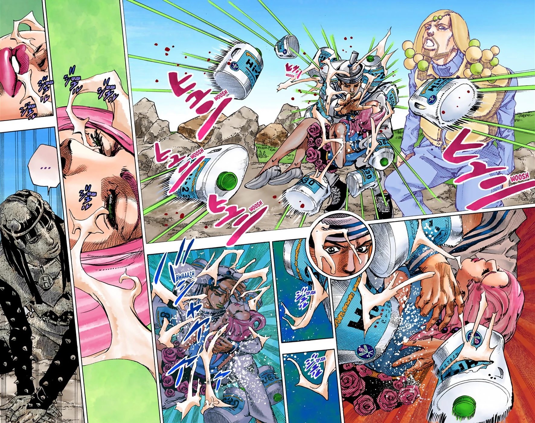 JoJo's Bizarre Adventure Part 8 - JoJolion (Official Colored) Chapter 32 page 4 - Chapter 32: "I am a Rock" Part 2