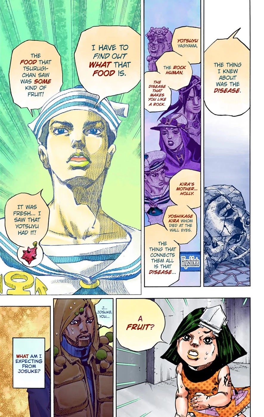 JoJo's Bizarre Adventure Part 8 - JoJolion (Official Colored) Chapter 32 page 41 - Chapter 32: "I am a Rock" Part 2