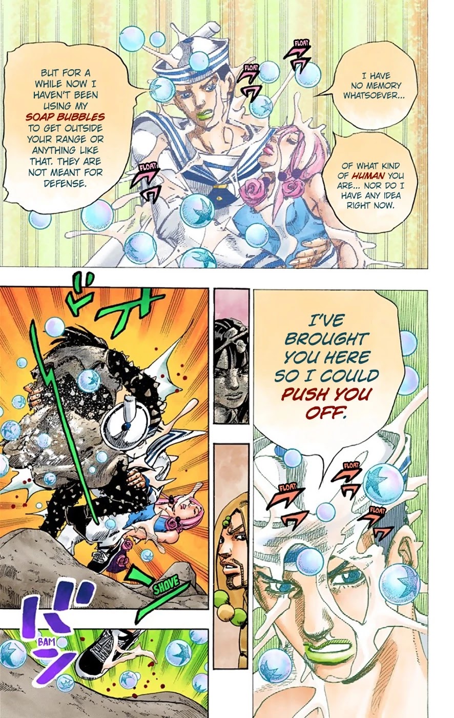 JoJo's Bizarre Adventure Part 8 - JoJolion (Official Colored) Chapter 32 page 8 - Chapter 32: "I am a Rock" Part 2