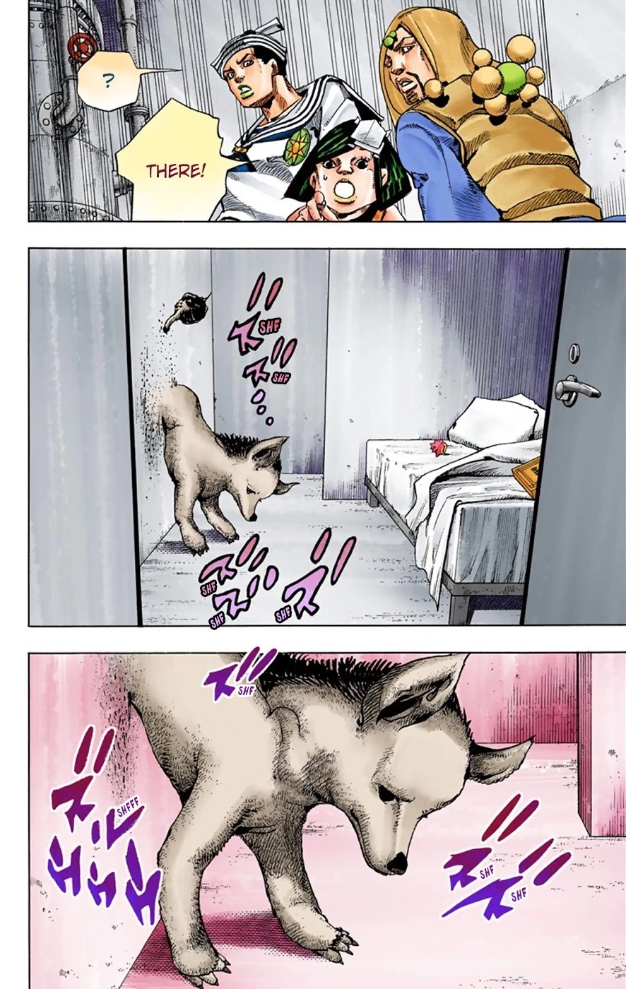 JoJo's Bizarre Adventure Part 8 - JoJolion (Official Colored) Chapter 33 page 15 - Chapter 33: Josuke! Go to the Higashikata Fruit Parlor!
