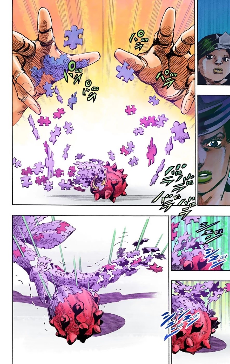 JoJo's Bizarre Adventure Part 8 - JoJolion (Official Colored) Chapter 33 page 23 - Chapter 33: Josuke! Go to the Higashikata Fruit Parlor!