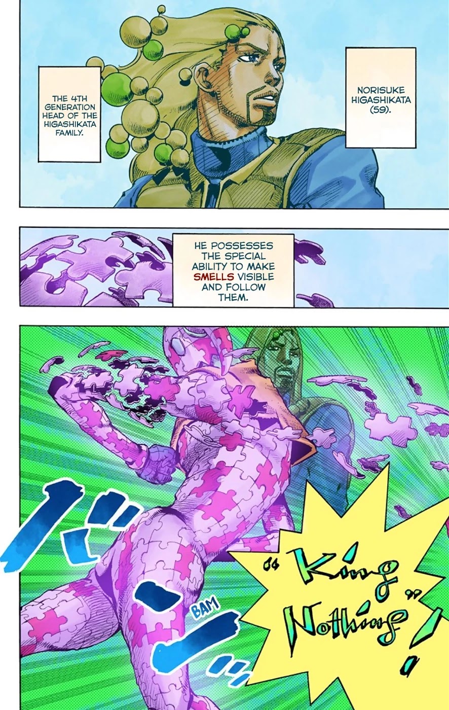 JoJo's Bizarre Adventure Part 8 - JoJolion (Official Colored) Chapter 33 page 3 - Chapter 33: Josuke! Go to the Higashikata Fruit Parlor!