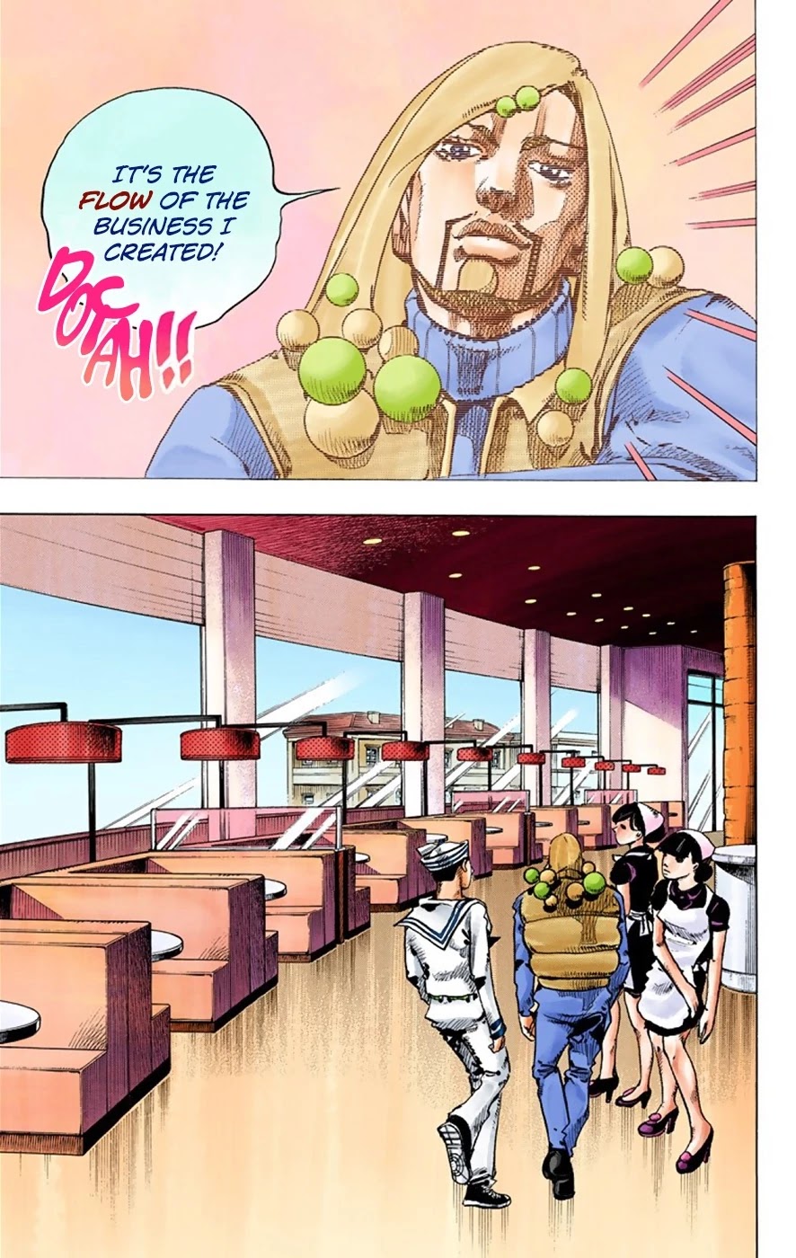 JoJo's Bizarre Adventure Part 8 - JoJolion (Official Colored) Chapter 33 page 30 - Chapter 33: Josuke! Go to the Higashikata Fruit Parlor!